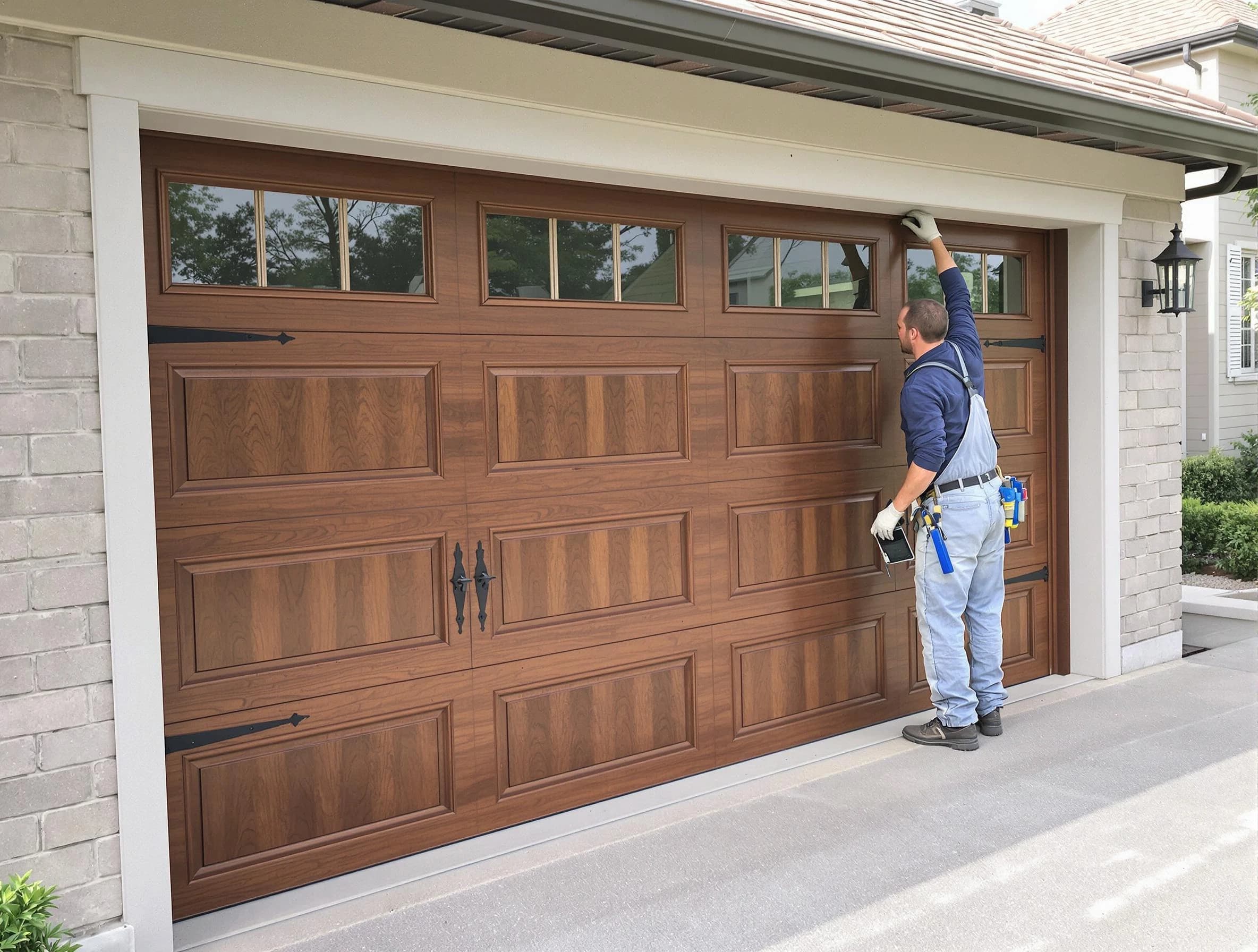 Custom garage door showcase by North Strabane Garage Door Repair in North Strabane