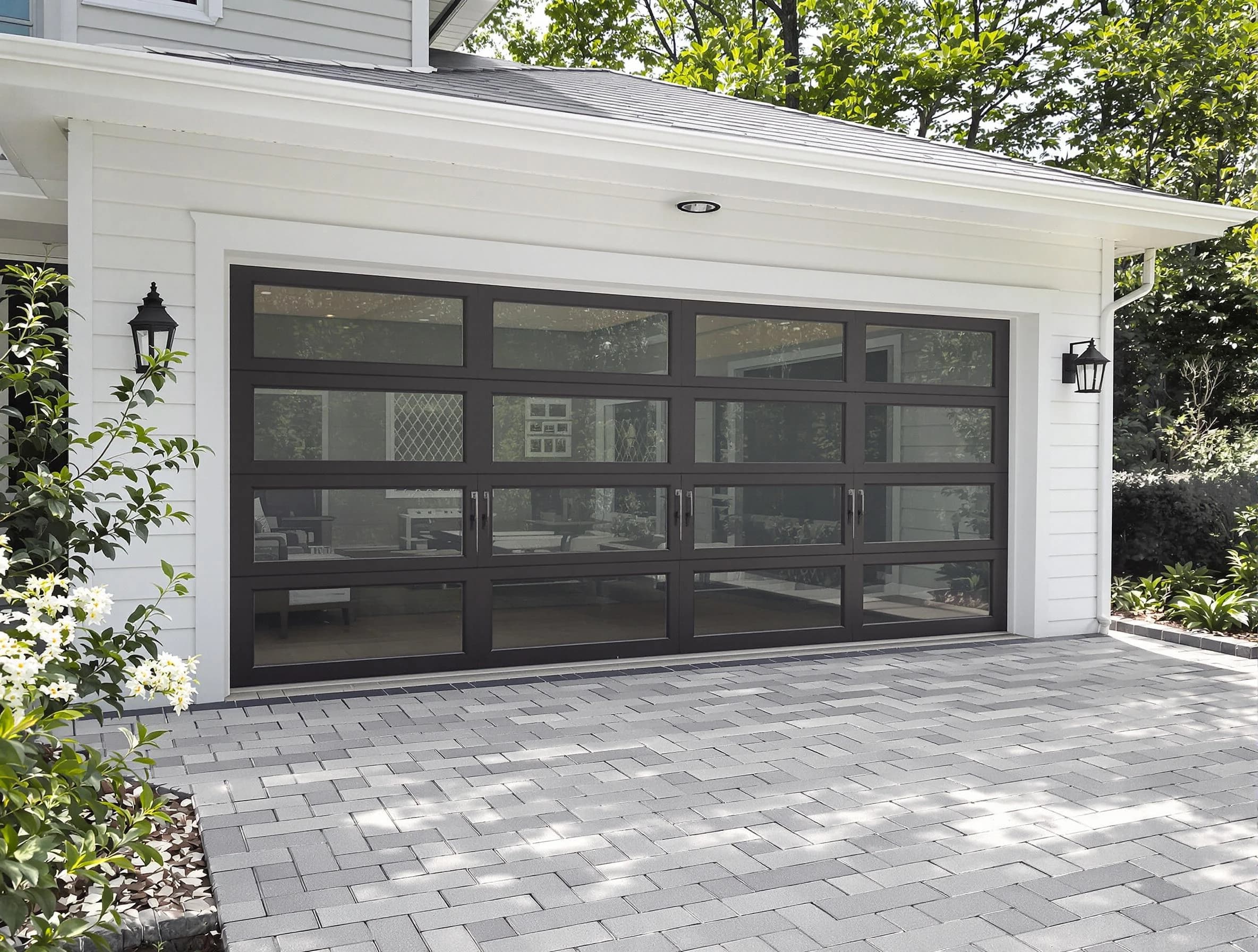 North Strabane Garage Door Repair design specialist presenting custom garage door options to North Strabane homeowner
