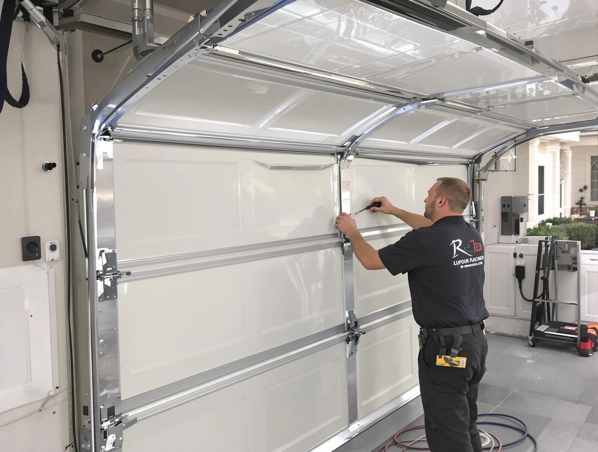 North Strabane Garage Door Repair professional performing panel repair in North Strabane